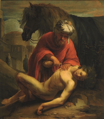 Barmhartige Samaritaan, Nicolaas Roosendael, 1665, Frans Hals Museum, Haarlem 